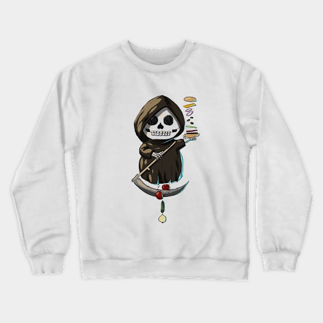 death cooker chef Crewneck Sweatshirt by Kotolevskiy